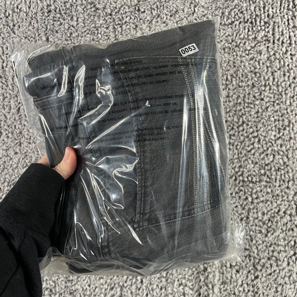 Express Jeans Relaxed Boot Cut Charcoal Black Gray Men's Size 36 x 32 - Picture 9 of 9